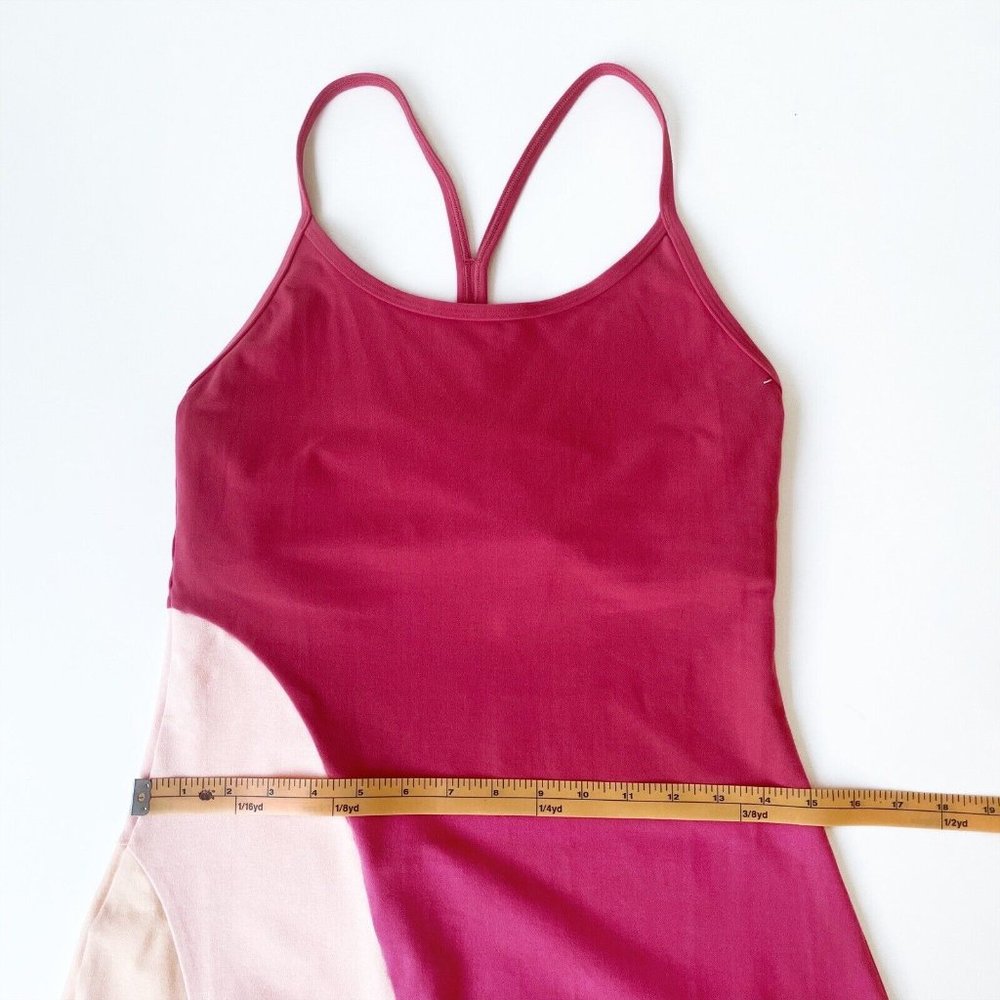 Playground Active Anthropologie Athletic Mini Dress Women's Small Pink Stretch - Picture 14 of 15